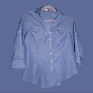 Striped Print Drop Shoulder Shirt